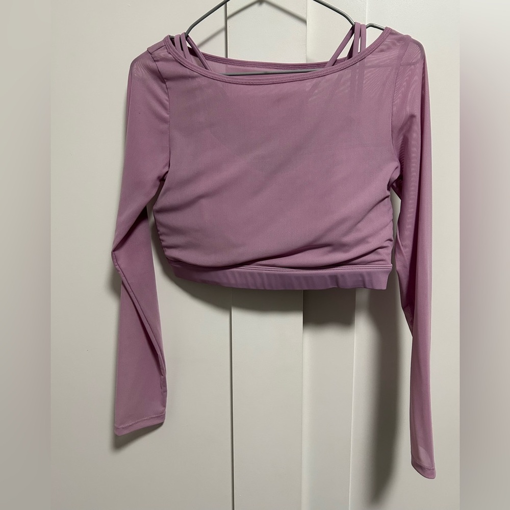 Move Theology size M Lavender Mesh Layer Up
